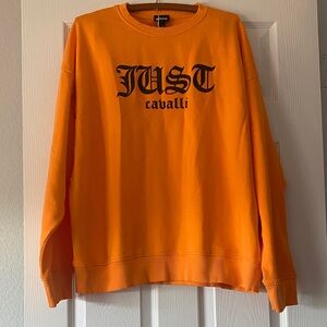 Just Cavalli Bold Orange SweaterShirt